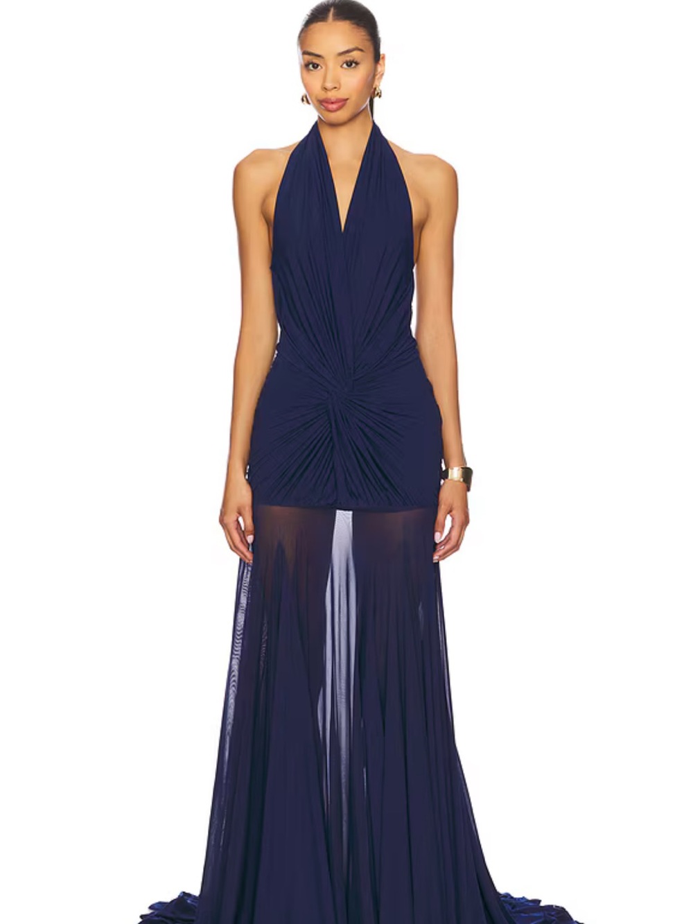 New Deme by Gabriella Chloe Gown in Navy Blue